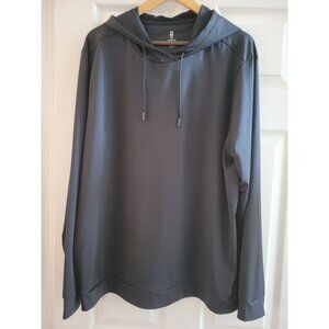 Rhone Mens Gray Essential hoodie size XL Performance Running moisture wicking